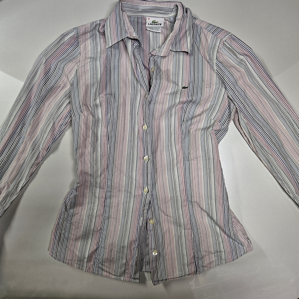 Lacoste Multicolor Striped Button Down Shirt